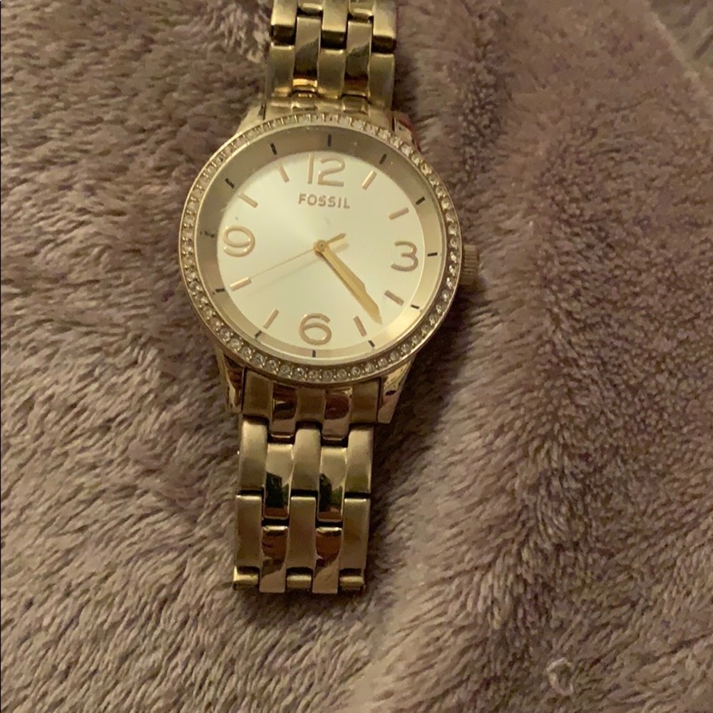 Fossil Watch Gold